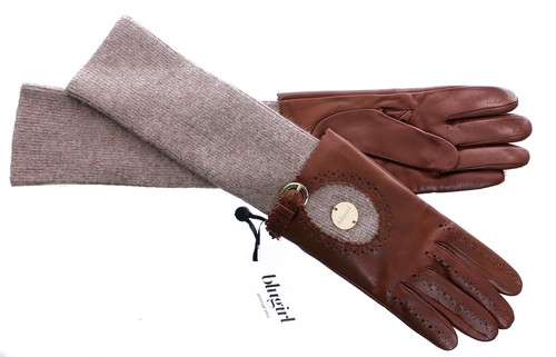 Gants longs cuir blugirl - gants,