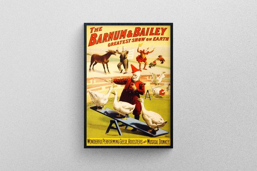 Barnum bailey affiche - bailey,