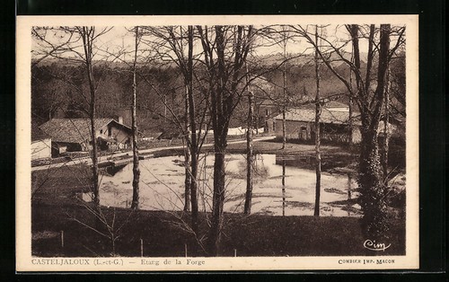 Cpa casteljaloux etang la - cpa, de