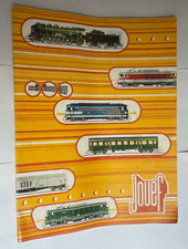 OLD PAPER CATALOGUE JOUEF 1974 COLLECTION ELECTRIC TRAINS MINIATURE