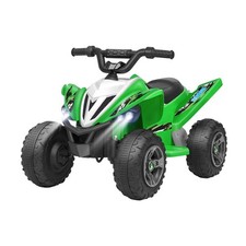Quad Électrique 12V Avec Batterie Au Lithium Véhicule Enfant Design Sportif Vert