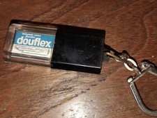 Rare Antique Douflex Flexible Cotton Keyring - Vintage Collection