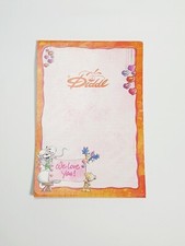 Ancien Bloc Carnet 4 Feuilles DIDDL DIDDLINA Format A5 TBE Rare No Mug Disney