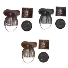 Clip in Topper Air Bangs