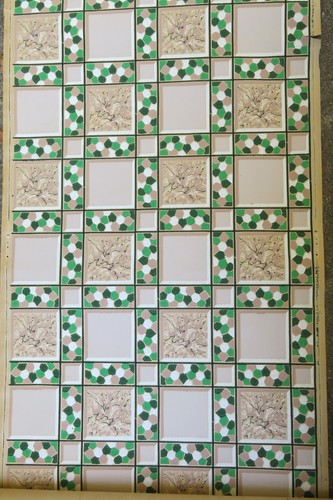 Papier peint art deco - peint,