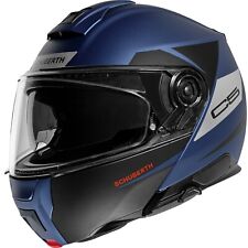 MODULAR MOTORCYCLE HELMET SCHUBERTH C5 ECLIPSE Blue Black Grey MATTE ECE.2206