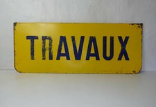 Ancienne plaque émaillée