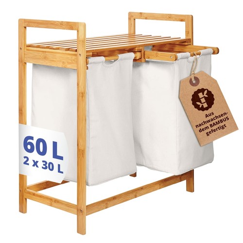 Panier linge bambou - panier, à