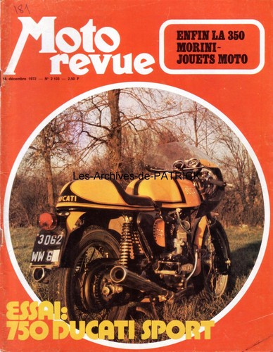 Moto revue 2103 ducati 750 - moto,