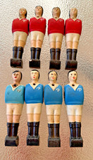 Rene Pierre 14mm Foosball 8 Men Metal 4- Red & 4- Blue  VINTAGE