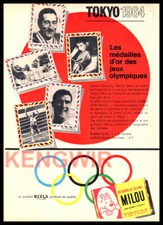 ADVERTISEMENT / PUB / AD ""MILOU Hergé TINTIN"" Les Olympic Games de Tokyo 1964
