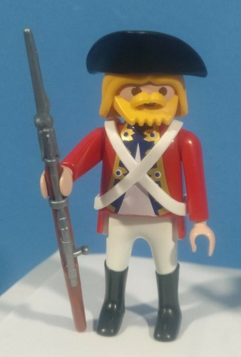 Playmobil soldat anglais armé - soldat,