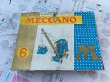 Ancienne Boite MECCANO N°) 6 Quasi Complète
