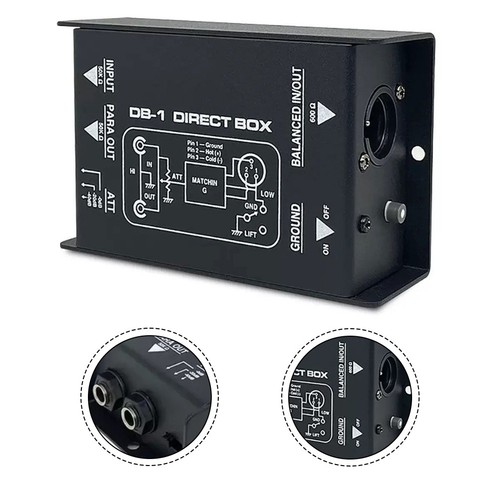 Xlr stereo box splitter - box,