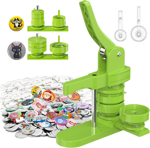 Button maker machine multiple - button,