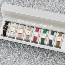 ? Coffret 8 montres femme ? Une couleur pour chaque journée ?