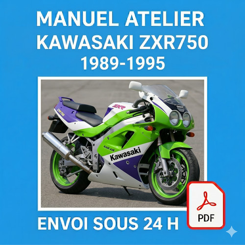 Manuel atelier kawasaki zxr750 - kawasaki,