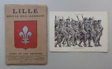 Lille sous le joug Allemand. Revue L'art et les artistes. 1916 Epreuve sur Japon