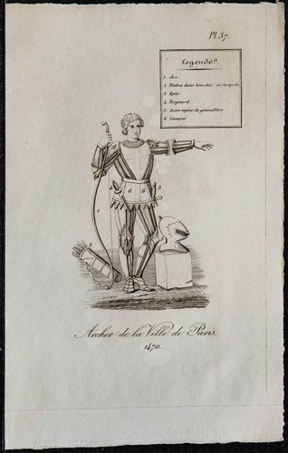 1831 armes un archer - armes,