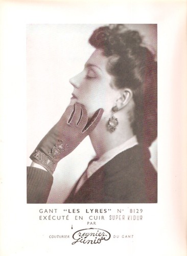 Publicite gants gloves - ad, les