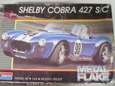 Monogram     1/24   Shelby  Cobra  427 S/C       Metal Flake    Model Kit