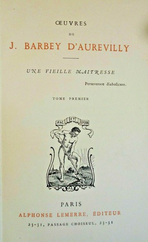 Jules barbey aurevilly 1900 - barbey,