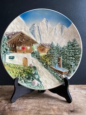 Assiette décorative scène de