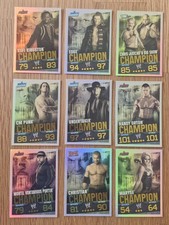 Lot 9 Cartes Catch Topps Slam