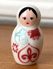 Fève Poupée Russe Blanc