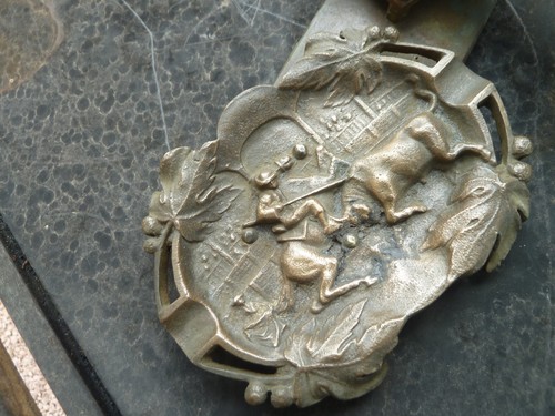 Cendrier bronze avec - cendrier, dÉcor