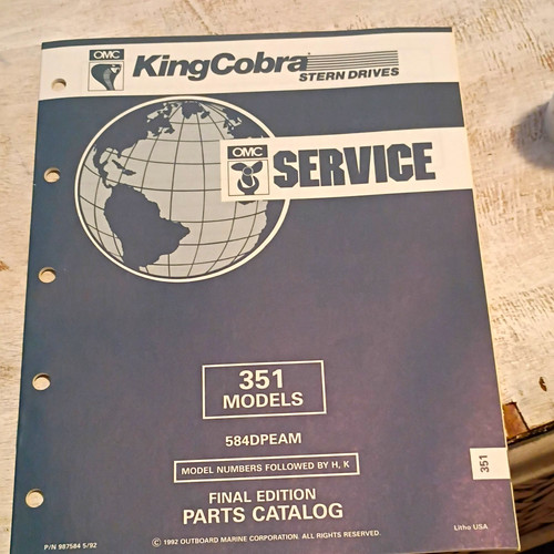 Original omc king cobra stern - original,