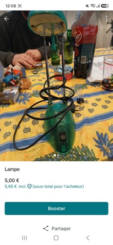 Lampe bureau verte - bureau,