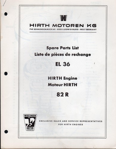 Hirth engines el 36 - hirth, 82