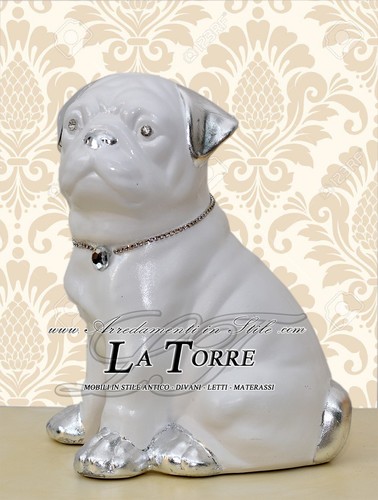 Statue sculpture chiot carlin - statue,