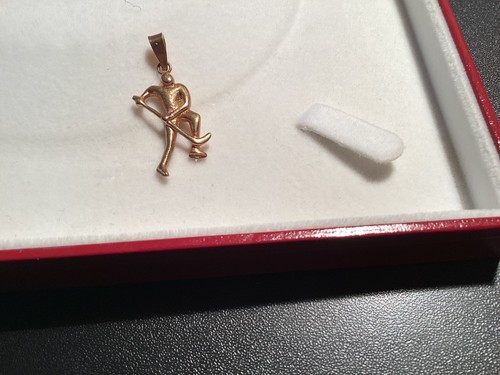 Pendentif plaqué un - pendentif,
