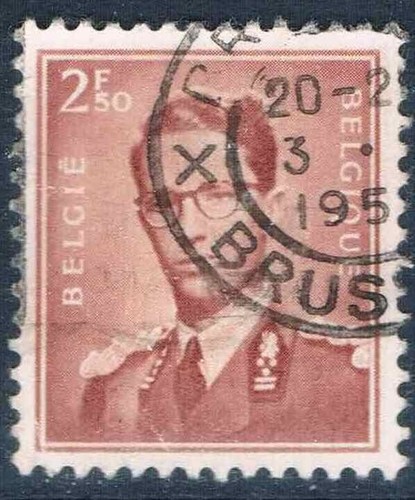 Belgique 1957 obllitere - 1957, n°