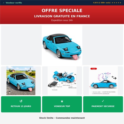 Voiture miniature mazda miata - miniature,