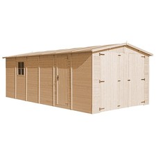 GARAGE en bois Naturel -