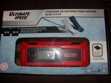 chargeur de batterie controlé par microprocesseur pour auto et moto 6 et 12v