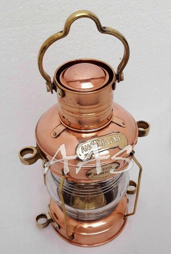 Lampe pétrole laiton - 14",