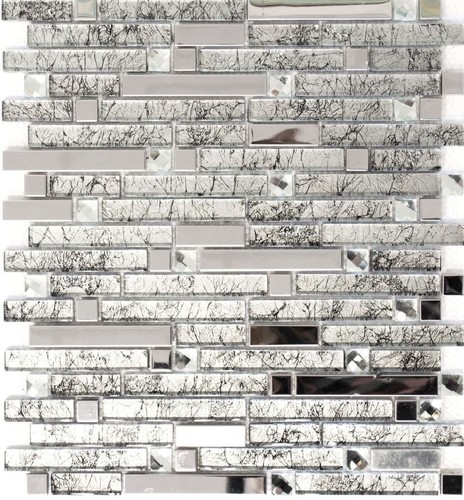 Pâte verre inox argent - verre,