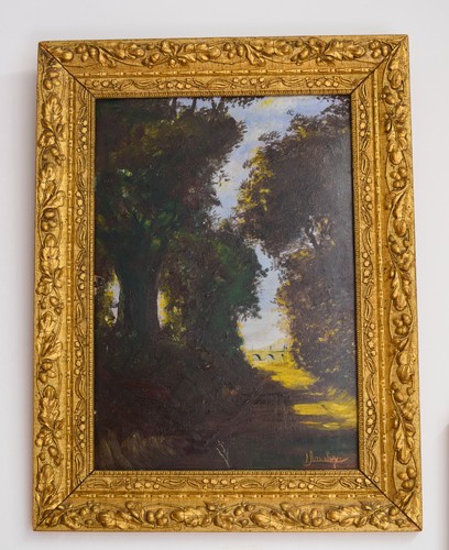 Huile sur toile signée - , l