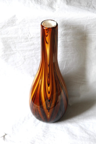 Vase verre opaline - en,