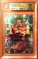 2017 Broly the Legendary Super Saiyan BGS 10 Pristine Holo - Galactic Battle R