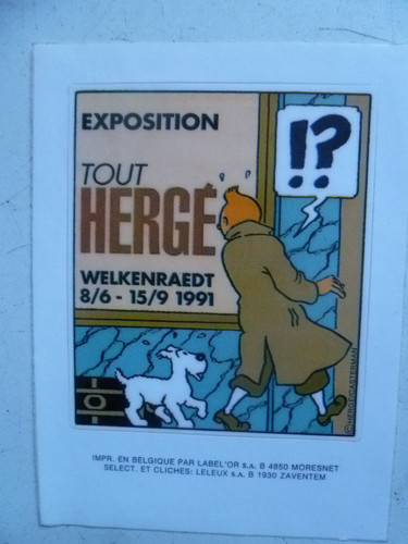 Autocollant tintin tout - autocollant,