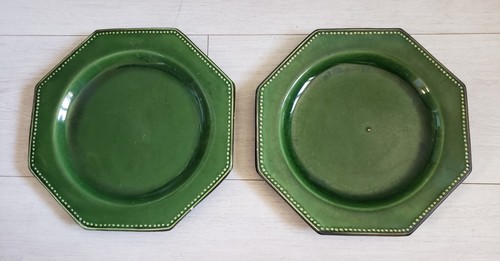 Lot assiettes poterie - 2, milon