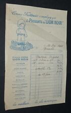 INVOICE 1926 SCOOTER HEADER USE ONLY BLACK LION PRODUCTS