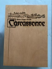 *** CARCASSONNE : THE CITY - original print wooden case RARE & MINT ***