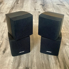 2 Bose Very Good Cond Black Double Cube Speakers Lifestyle DoubleShot
