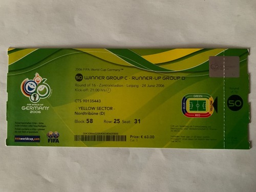 Ticket world cup - ticket, germany